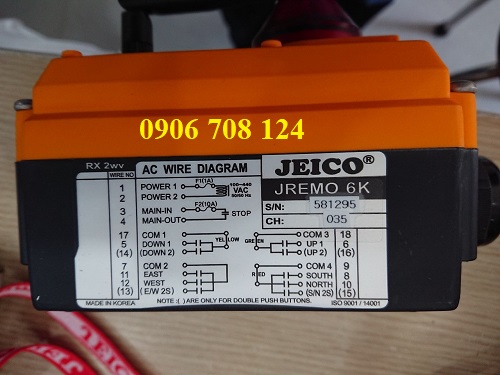 bộ thu sóng điều khiển Jeico 6K